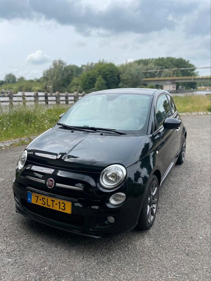 Fiat 500 I 2e eigenaar I Twinair Turbo 2013 I Abarth look, Auto's, Fiat, Particulier, Benzine, A, Hatchback, Handgeschakeld, Origineel Nederlands