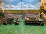 WW2 wagen met 8,8 mm kanon met figuren bij 1:35 gebouwd, Ophalen of Verzenden, Gebruikt, 1:32 tot 1:50, Truck