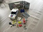 Playmobil auto bij garage, Ophalen of Verzenden, Gebruikt, Complete set