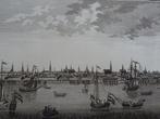 Gravure Gezicht op Amsterdam door John Lodge 1782, Verzenden