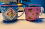 2 nieuwe fleurige koffiekopjes, Pip Studio Royal Raja, Nieuw, Ophalen