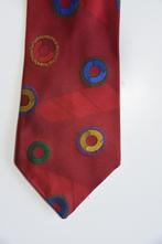 Bordeaux rode stropdas met patroon, Kleding | Heren, Stropdassen, Ophalen of Verzenden, Rood, Met patroon