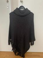 Donkergrijze / antraciete poncho, Ophalen of Verzenden, Zo goed als nieuw, Maat 38/40 (M), Grijs