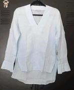 NH Nadine H linnen blouse ZGAN maat S, Blauw, Nadine H, Ophalen of Verzenden, Zo goed als nieuw