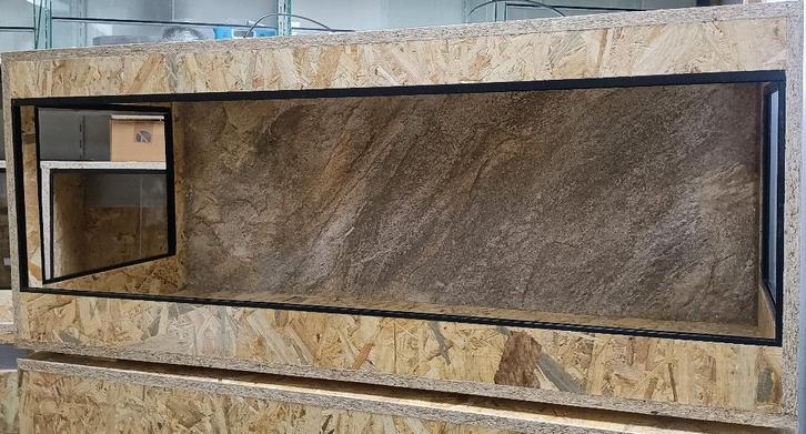 nieuw osb3 terrarium 120x50x50 met zij ramen en achterwand, Dieren en Toebehoren, Reptielen en Amfibieën | Toebehoren, Nieuw, Ophalen of Verzenden