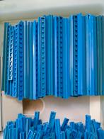 Oude blauwe train rails, Ophalen of Verzenden