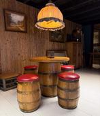 Tafel en krukjes uit houten vaten / whiskyvat wijnvat, Ophalen