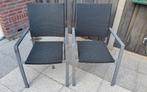 Tuinstoelen - Wicker - Aluminium Frame, Ophalen, Gebruikt, Wicker
