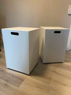 2 Verrijdbare Kubus Karretjes Schoonheidssalon, Gebruikt, Vierkant, Ophalen of Verzenden, 60 cm of meer