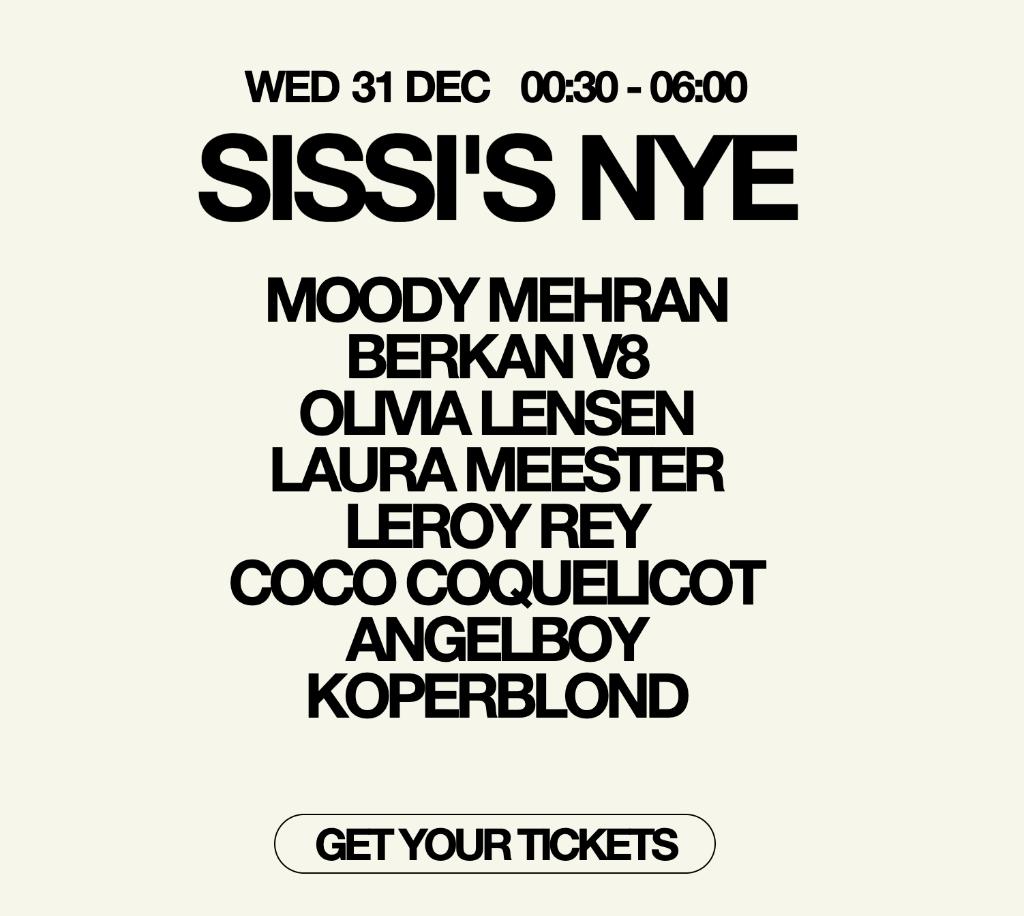 NYE Sissi's Amsterdam (2 tickets), Twee personen