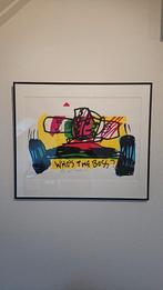 Zeefdruk Herman Brood: Who's the Boss, Ophalen