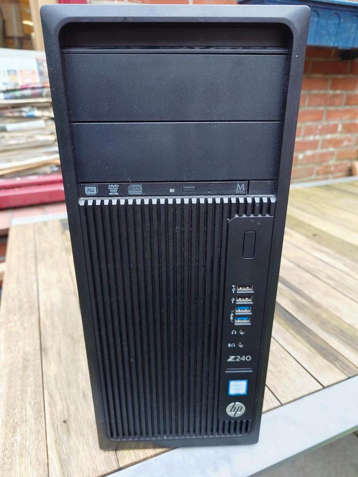 HP Z240 Workstation, Computers en Software, Desktop Pc's, Gebruikt, 3 tot 4 Ghz, SSD, 16 GB, Ophalen