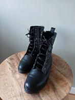 Boots, veterboots zwart maat 36, Kleding | Dames, Schoenen, Ophalen of Verzenden, Zo goed als nieuw, Zwart