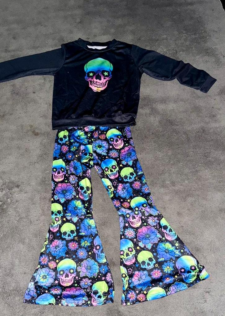 Verkleedkleren Halloween, Kinderen en Baby's, Carnavalskleding en Verkleedspullen, Gebruikt, Meisje, 122 t/m 128, Ophalen of Verzenden