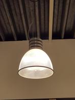 4 industriële hanglampen – gebruikt, maar in goede staat, Huis en Inrichting, Lampen | Hanglampen, Kunststof, Gebruikt, 50 tot 75 cm