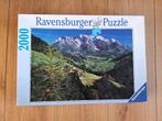 Puzzel 2000 stukjes Austrian Valley in nieuwstaat, compleet, Ophalen of Verzenden, Meer dan 1500 stukjes, Zo goed als nieuw, Legpuzzel