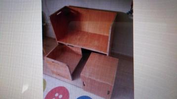 schholmeubel tafel/bank vab Dijk beschikbaar voor biedingen