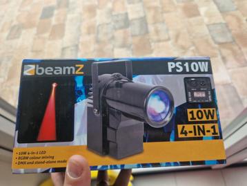 BeamZ PS10W spot podiumlicht 6x beschikbaar voor biedingen