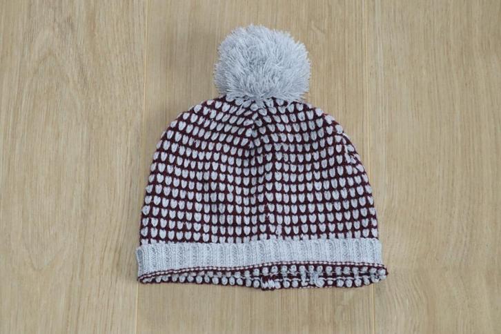 Zeeman gebreide kinder muts ZGAN MT (Bruin/Grijs), Kinderen en Baby's, Kinderkleding | Mutsen, Sjaals en Handschoenen, Zo goed als nieuw