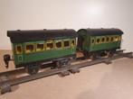 Spoor 0 - Märklin - twee personenrijtuigen - jr '30-'40, Ophalen of Verzenden