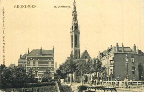 (304-205-043) Groningen St Jozefskerk, Verzamelen, Ansichtkaarten | Nederland, Groningen, Verzenden