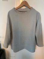 Wit/antraciet gestreepte trui, Opus, maat 42, Kleding | Dames, Truien en Vesten, Ophalen, Wit, Maat 42/44 (L), Zo goed als nieuw