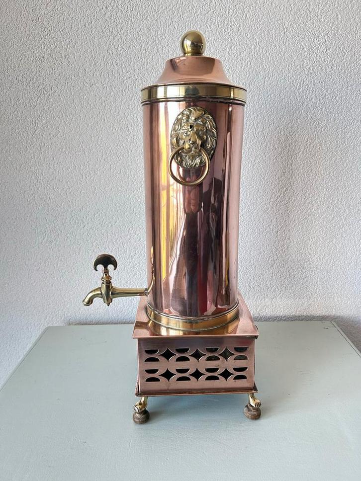 Antieke Kraantjeskan ca. 1820 - Roodkoper & Messing, Antiek en Kunst, Antiek | Koper en Brons, Koper, Ophalen of Verzenden