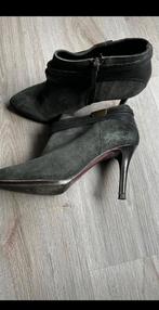 Boss Orange Suede Ankle Boots Khaki High, Ophalen of Verzenden, Zo goed als nieuw, Boss, Groen