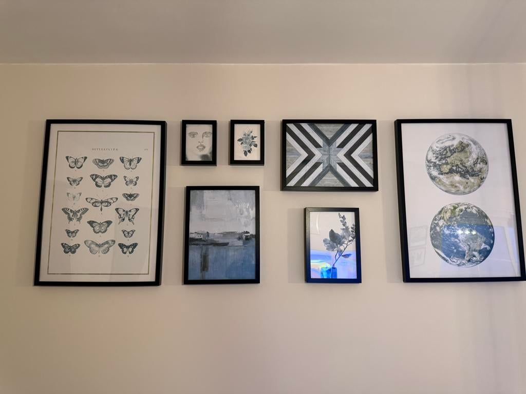 7 IKEA lijsten / kaders, Ophalen of Verzenden, Zo goed als nieuw, Hout, Minder dan 50 cm