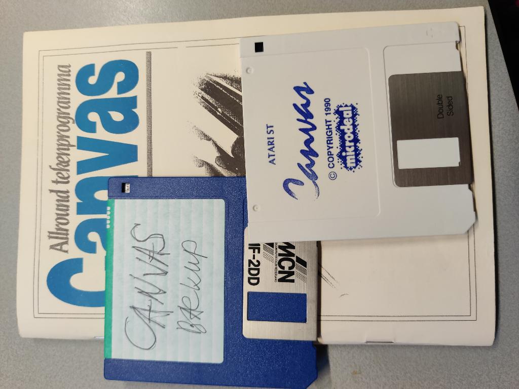 Canvas tekenprogramma voor Atari ST - ACNSoftware, Computers en Software, Vintage Computers, Ophalen of Verzenden, Atari