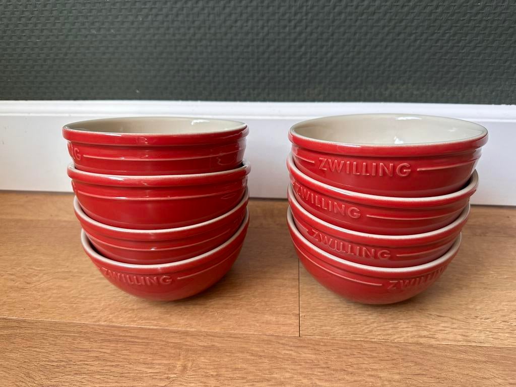 8x schaaltjes Zwilling, Ophalen of Verzenden, Zo goed als nieuw