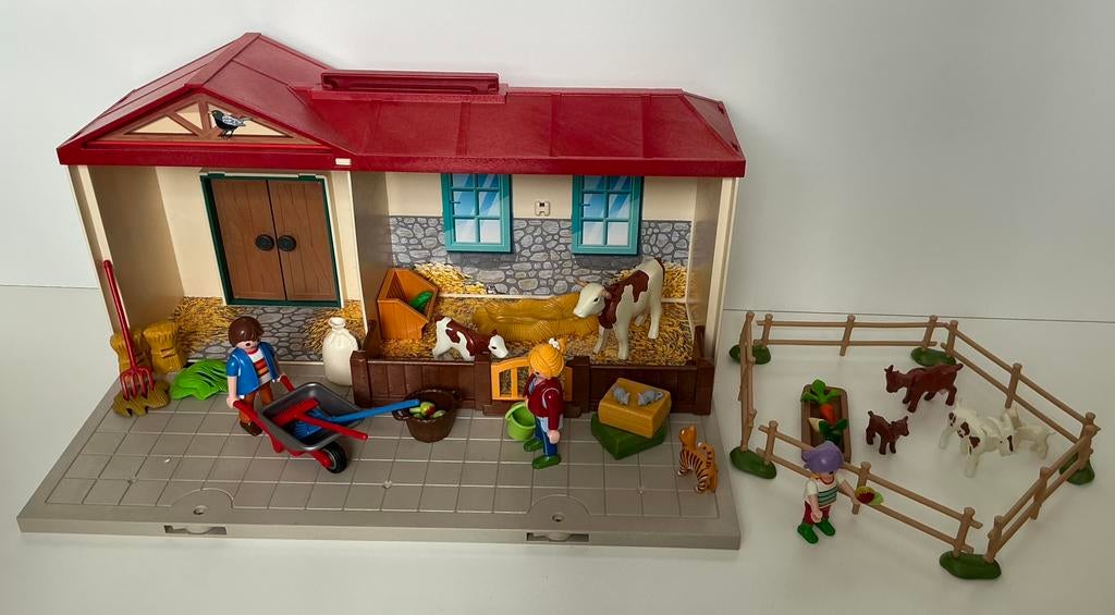 Playmobil 4897 meeneem boerderij, Ophalen of Verzenden, Gebruikt, Complete set