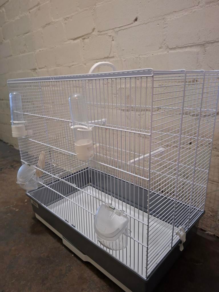 Ruime vogelkooi, Ophalen, Zo goed als nieuw, Metaal, Vogelkooi