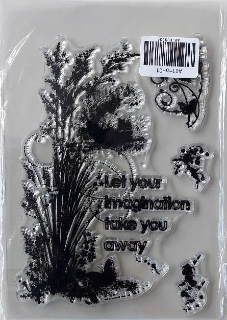 s. wegens inkrimpen hobby 16 ACHTERGROND stempels (1), Verzenden, Nieuw, Clearstamp