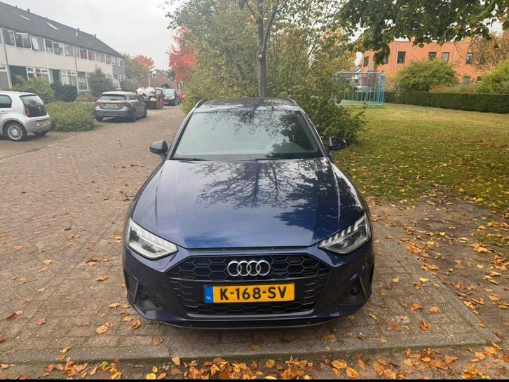 Audi A4 35 TFSI 150pk S Tronic 2021 Blauw, Auto's, Audi, Particulier, A4, ABS, Adaptieve lichten, Airbags, Airconditioning, Alarm