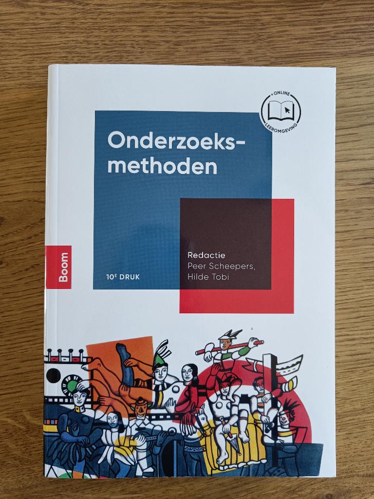 Onderzoeksmethoden, Boeken, Peer Scheepers, Hilde Tobi, Hennie Boeije, Ophalen of Verzenden, Beta, WO