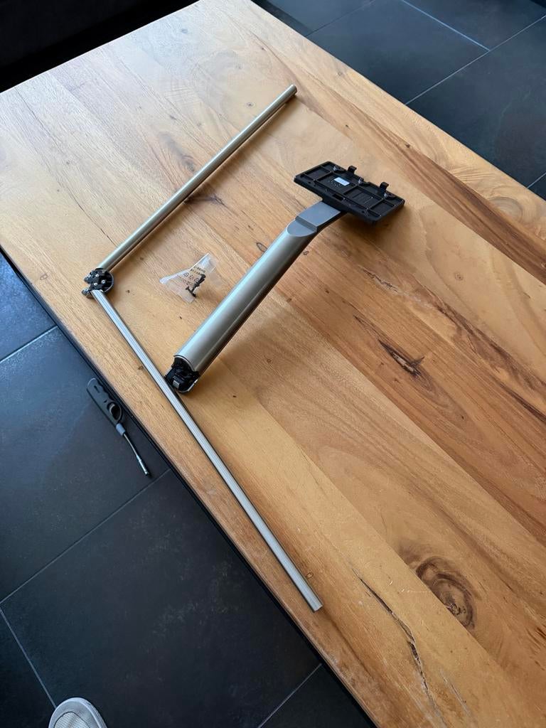 Voetsteun voor Samsung TV - Zilverkleurig, Ophalen of Verzenden, Nieuw