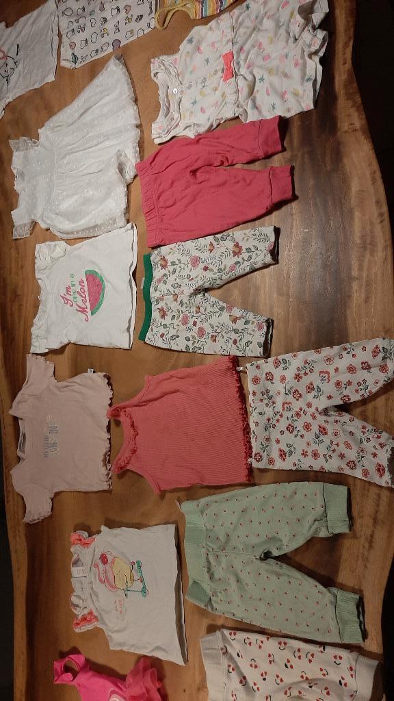 Pakket zomer kleding meisje 68 74 Broekjes badpak shirtjes, Ophalen of Verzenden, Gebruikt, Maat 68