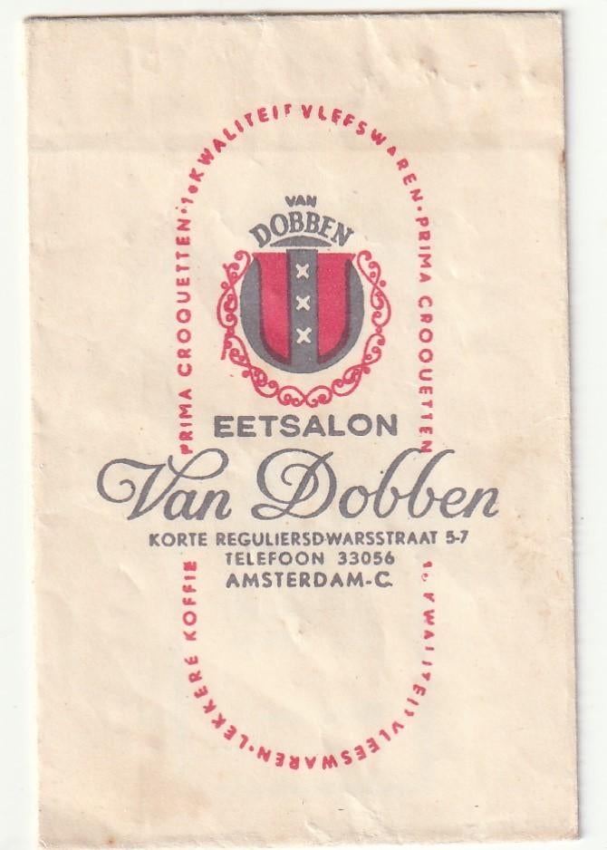 suikerzakje #148 : Van Dobben Amsterdam, Verzenden, Nederland