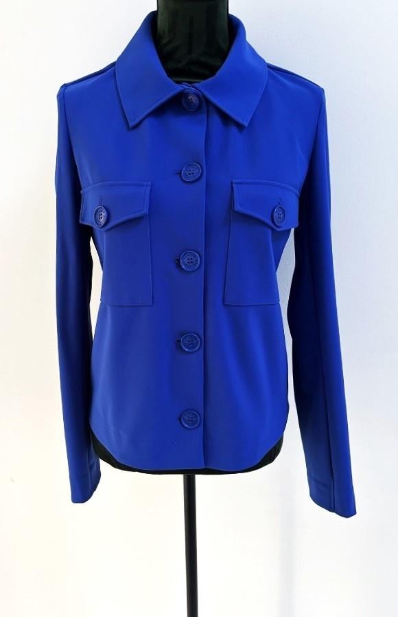 NIEUW! Studio Anneloes Claire Bonded jacket jasje blauw XS, Studio Anneloes, Nieuw, Jasje, Maat 34 (XS) of kleiner