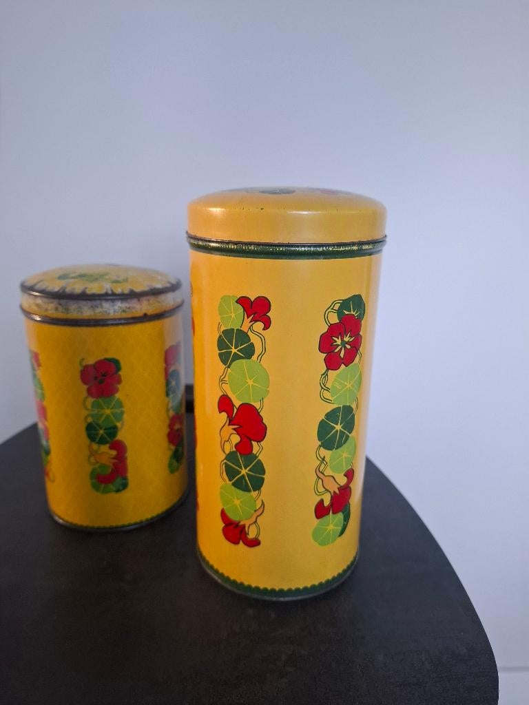 Vintage beschuitbussen van Verkade, Verzamelen, Blikken, Ophalen of Verzenden, Gebruikt, Overige, Verkade