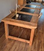 Grote eettafel, Huis en Inrichting, Tafels | Eettafels, Ophalen, Gebruikt, 100 tot 150 cm, 200 cm of meer