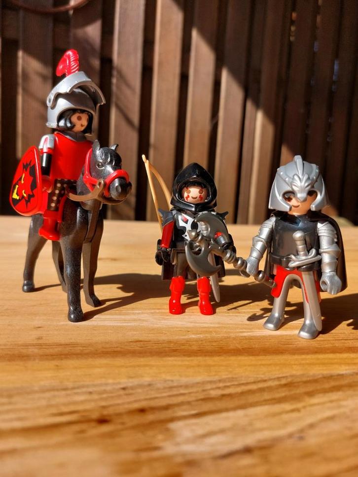 Playmobil set van drie Draken Ridders, Kinderen en Baby's, Speelgoed | Actiefiguren, Gebruikt, Ophalen of Verzenden