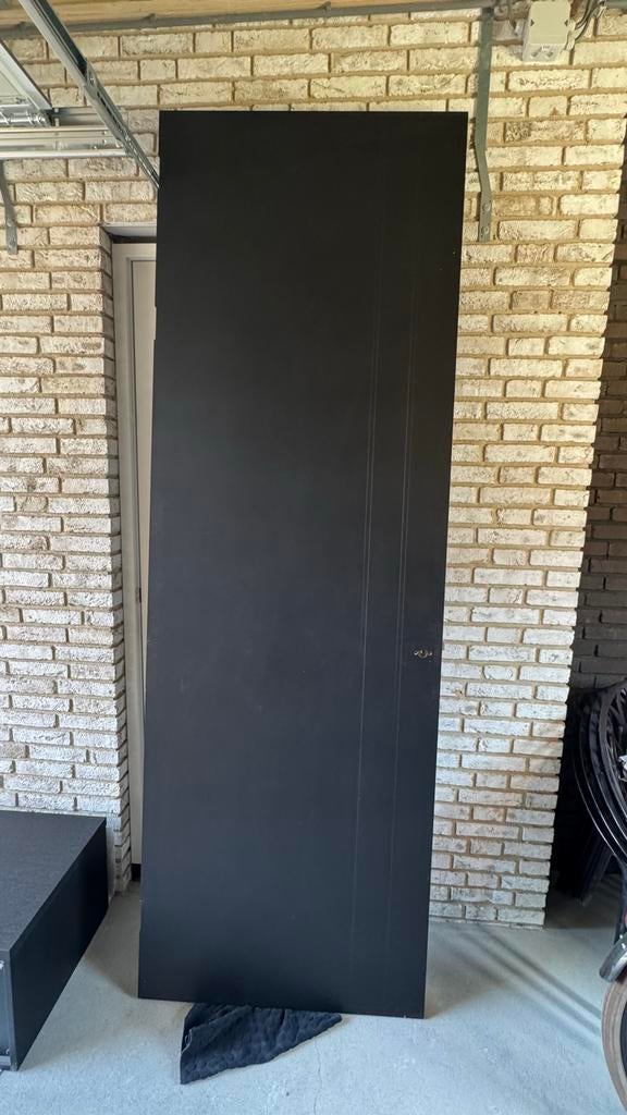 Berkvens binnendeur zwart, nieuw met kleine krasjes, Doe-het-zelf en Verbouw, Deuren en Horren, Ophalen, 80 tot 100 cm, Binnendeur