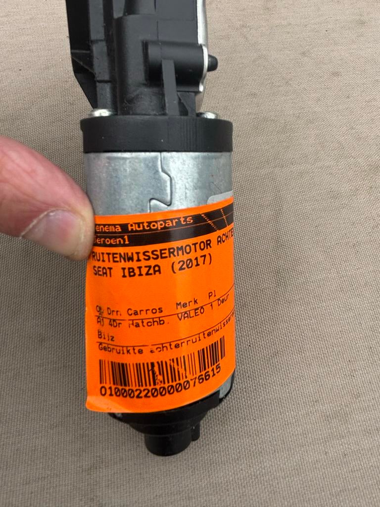 Ruitenwissermotor achter Seat Ibiza, Auto-onderdelen, Ruiten en Toebehoren, Ophalen of Verzenden, Gebruikt, Seat