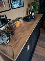 Mooi rustiek dressoir mat zwart, Ophalen of Verzenden, Zo goed als nieuw, 25 tot 50 cm