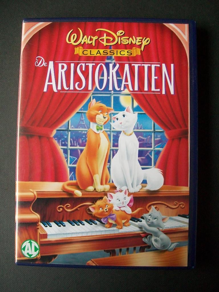 Walt Disney Classic DE ARISTOKATTEN met hologram nieuwstaat , Tekenfilm, Verzenden, Zo goed als nieuw, Alle leeftijden