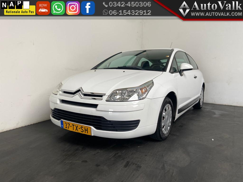 Citroën C4 Coupe 1.4-16V Ligne Séduction (bj 2007), Auto's, Citroën, Voorwielaandrijving, 4 cilinders, 1156 kg, Wit