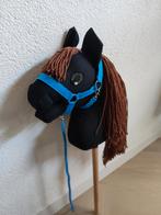Stokpaard / Hobby Horse Zwart met Blauw Halster, Ophalen of Verzenden, Nieuw, Jongen of Meisje