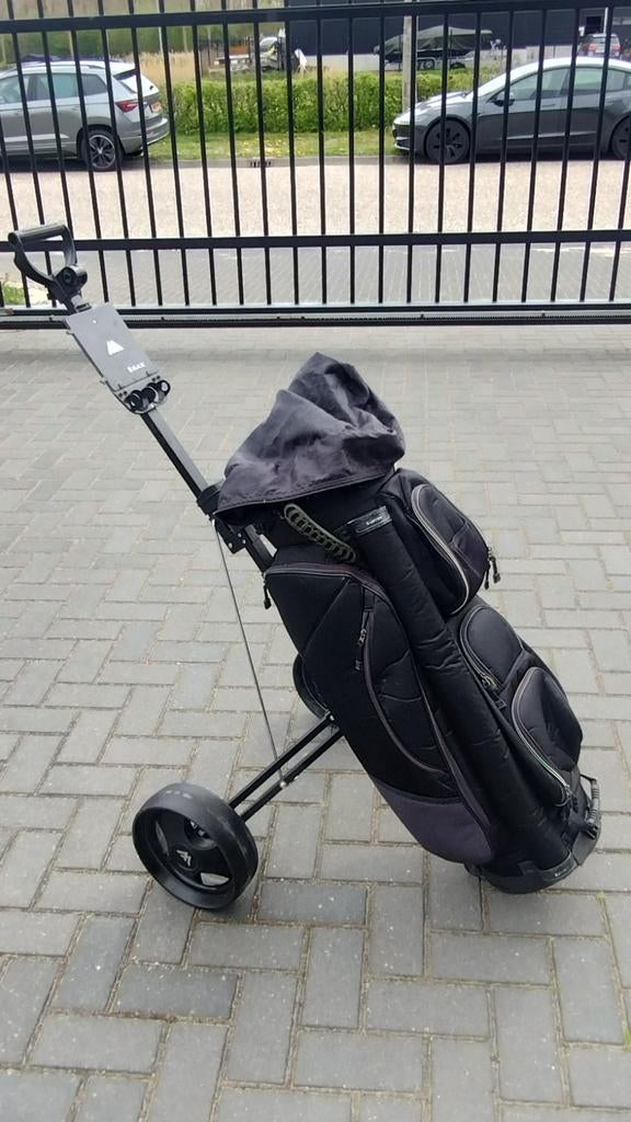 Golf Trolley Big Max met Burton tas - Zeer goede staat, Ophalen